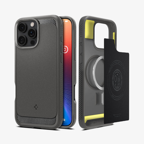 כיסוי Spigen לאייפון 16 מסדרה Rugged Armor (MagFit)